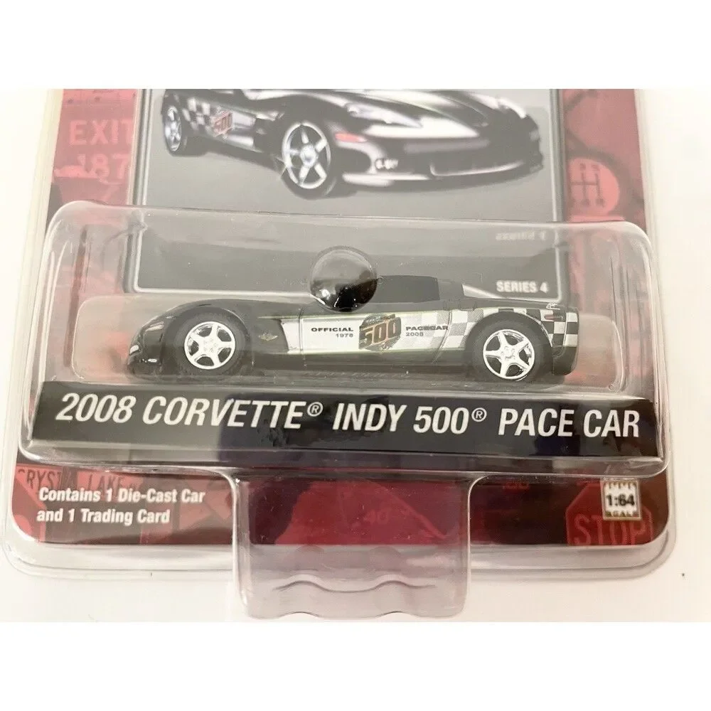 NEW 2008 CORVERTTE Collection INDY 500 PACE Die Cast Car 1:64 Greenlight SE Blac
